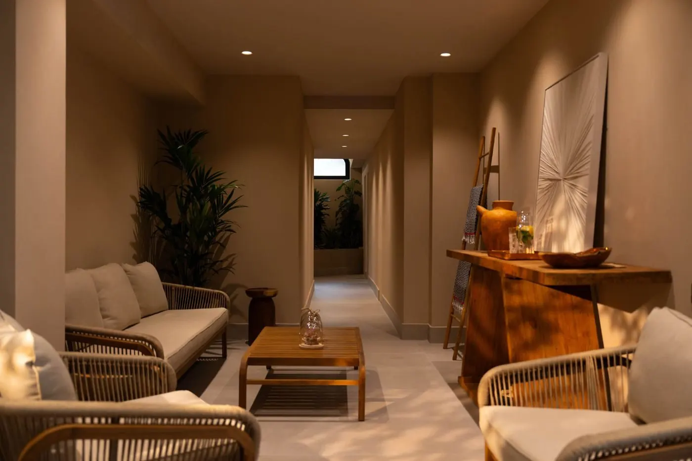 Lounge υποδοχής boutique ξενοδοχείου
